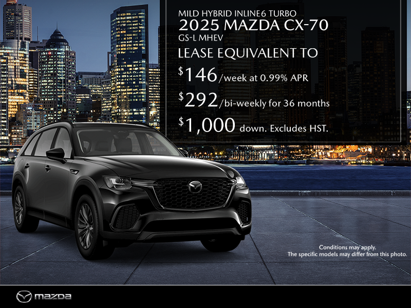 Get the 2025 Mazda CX-70 MHEV