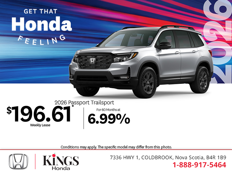 Get the 2026 Honda Passport!