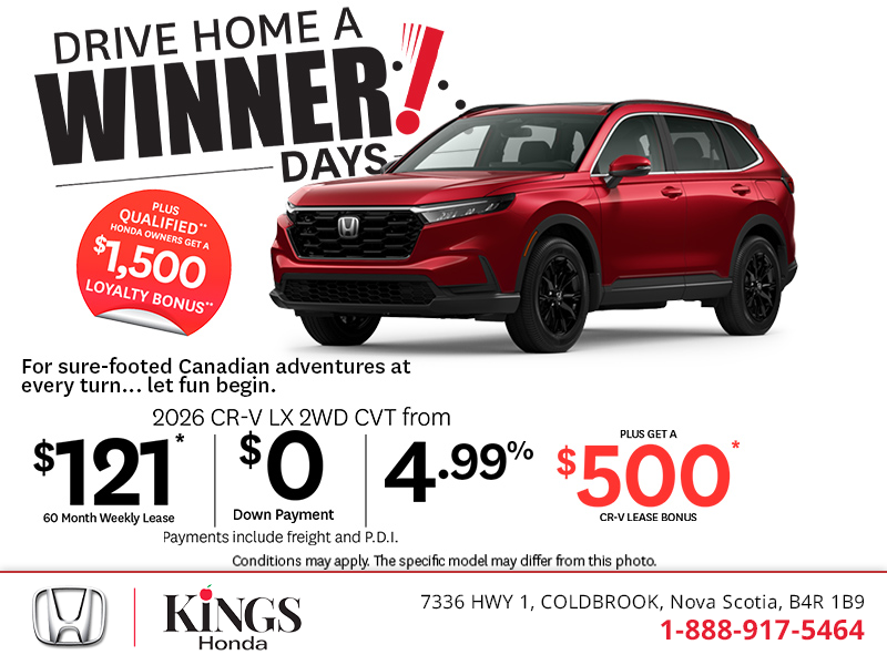 Get the 2026 Honda CR-V!