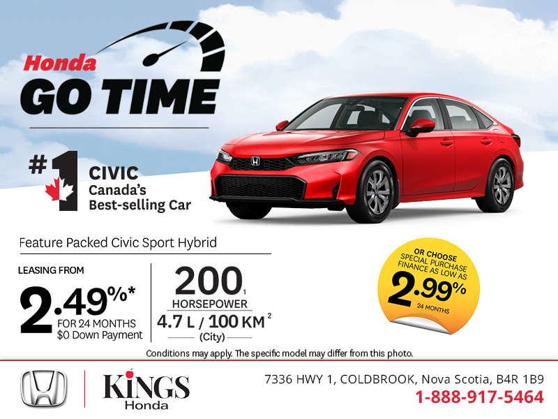 Get the 2026 Honda Civic Sport Hybrid!