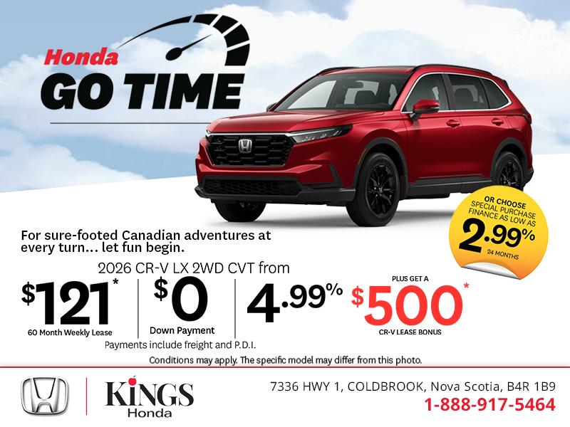 Get the 2026 Honda CR-V!