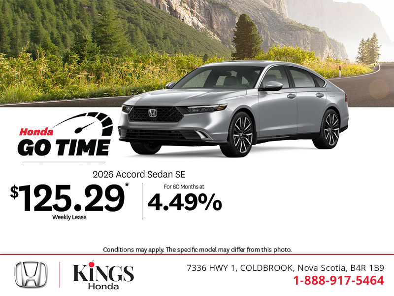 Get the 2026 Honda Accord!