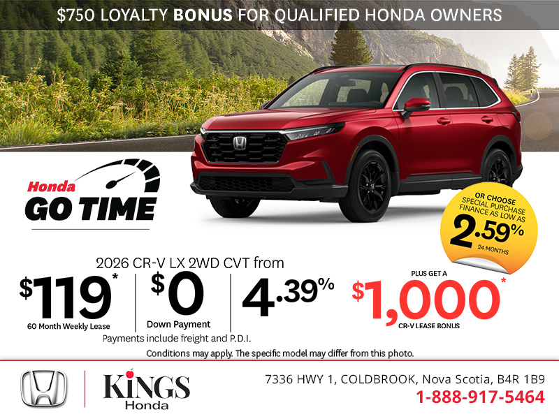 Get the 2026 Honda CR-V!