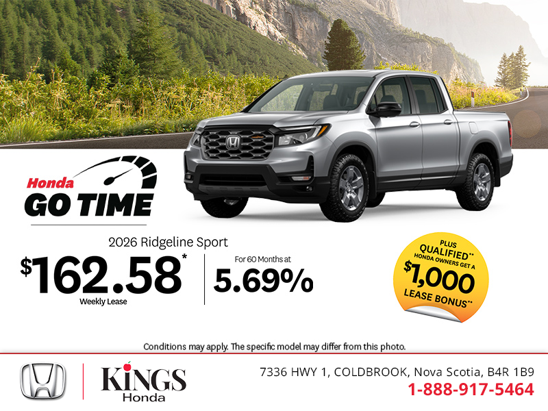 Get the 2026 Honda Ridgeline!