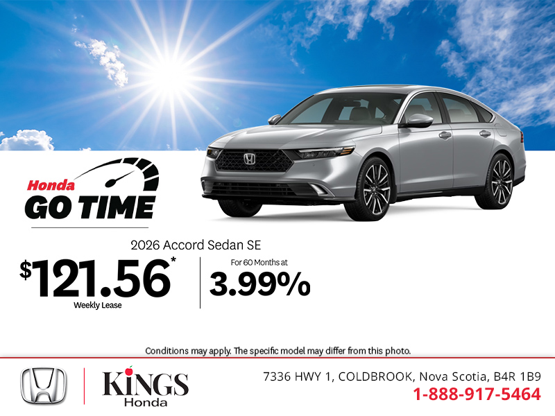 Get the 2026 Honda Accord!