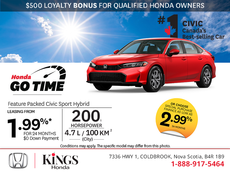 Get the 2026 Honda Civic Sport Hybrid!