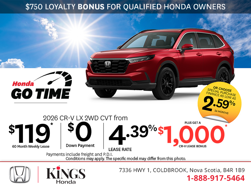 Get the 2026 Honda CR-V!