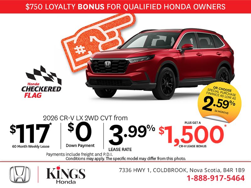 Get the 2026 Honda CR-V!