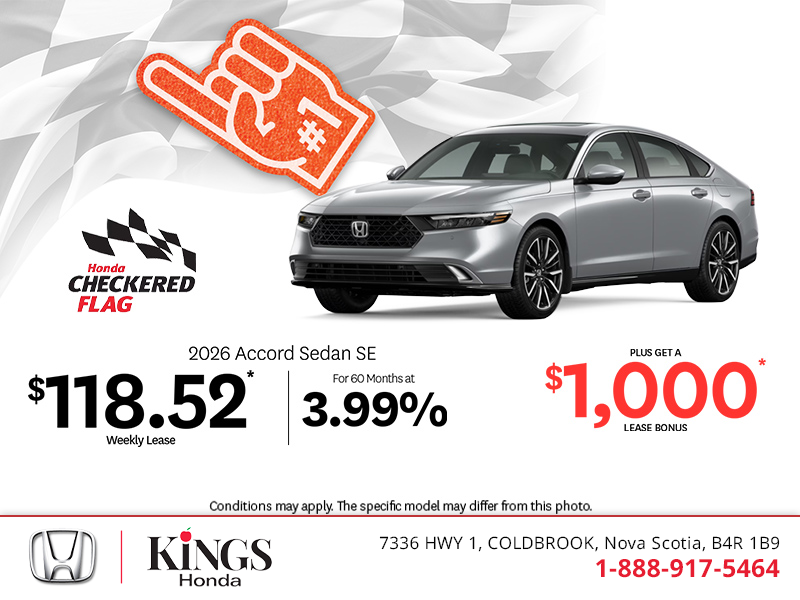 Get the 2026 Honda Accord!