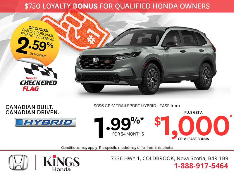 Get the 2026 Honda CR-V Hybrid!