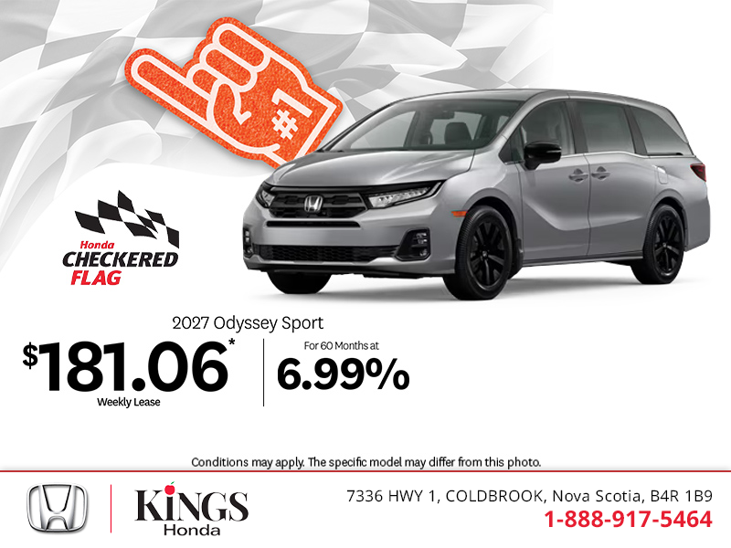 Get the 2027 Honda Odyssey!
