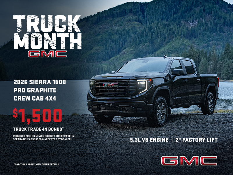 The 2026 GMC Sierra 1500 Pro Graphite Crew Cab 4X4