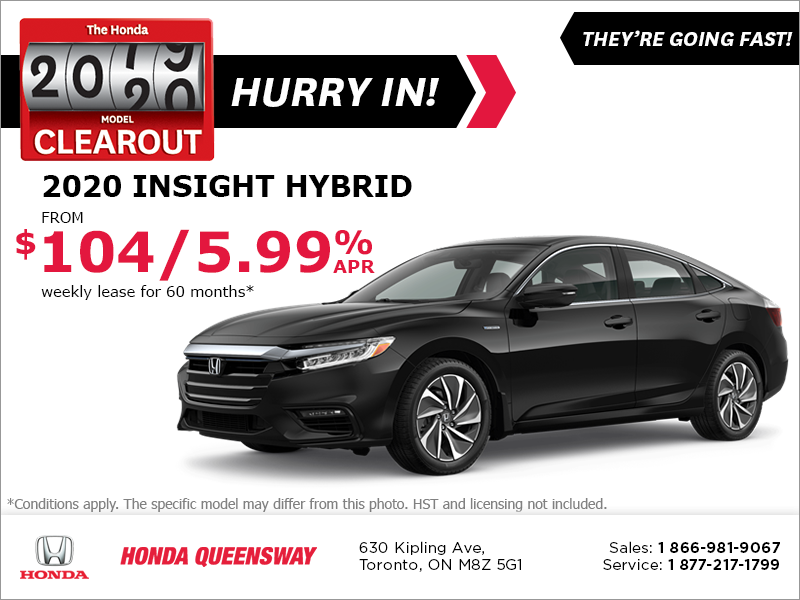 Lease the 2020 Honda Insight!