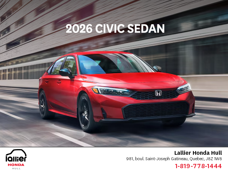 Get the 2026 Honda Civic!