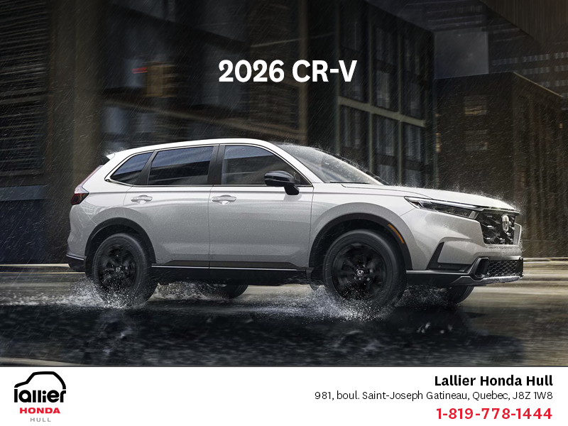 Get the 2026 Honda CR-V!