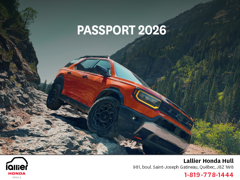 Honda Passport 2026