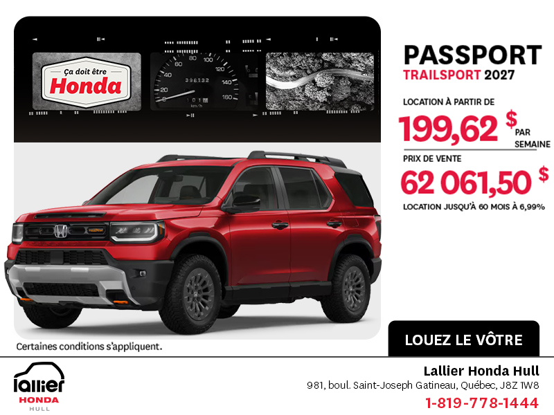 Honda Passport 2027