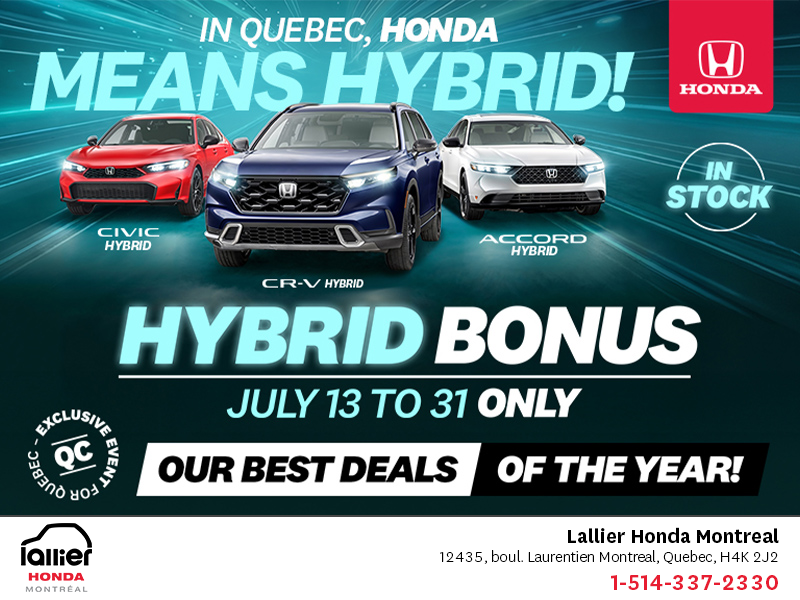 Honda Monthly Event!