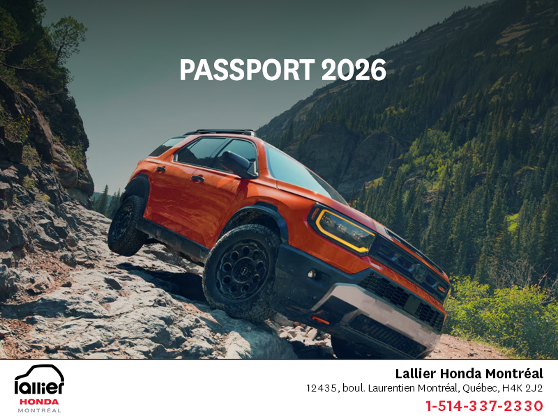 Honda Passport 2026
