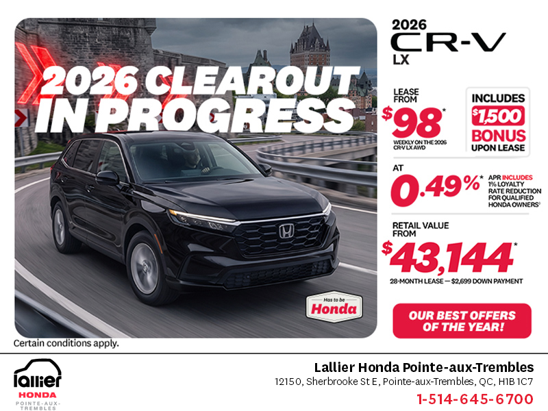 Get the 2026 Honda CR-V!