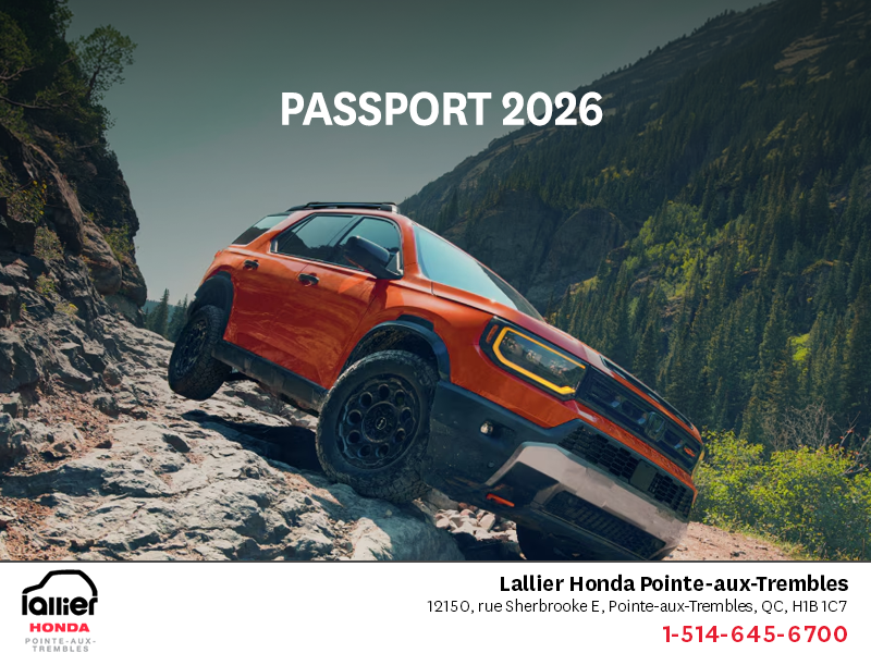 Honda Passport 2026