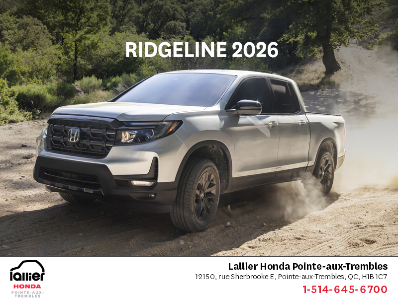 Honda Ridgeline 2026