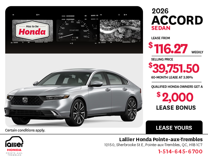 2026 Honda Accord