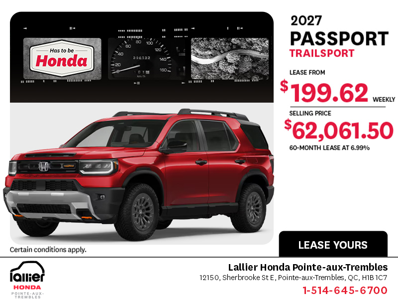 2027 Honda Passport