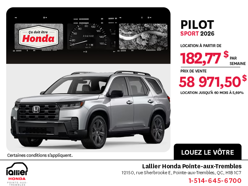 Honda Pilot 2026