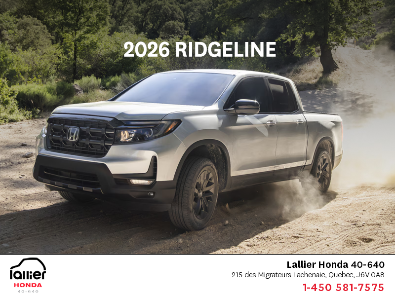 2026 Honda Ridgeline