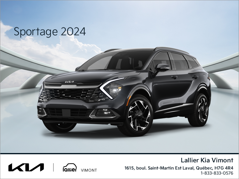 Lallier Kia Vimont à Laval Le Kia Sportage 2024!