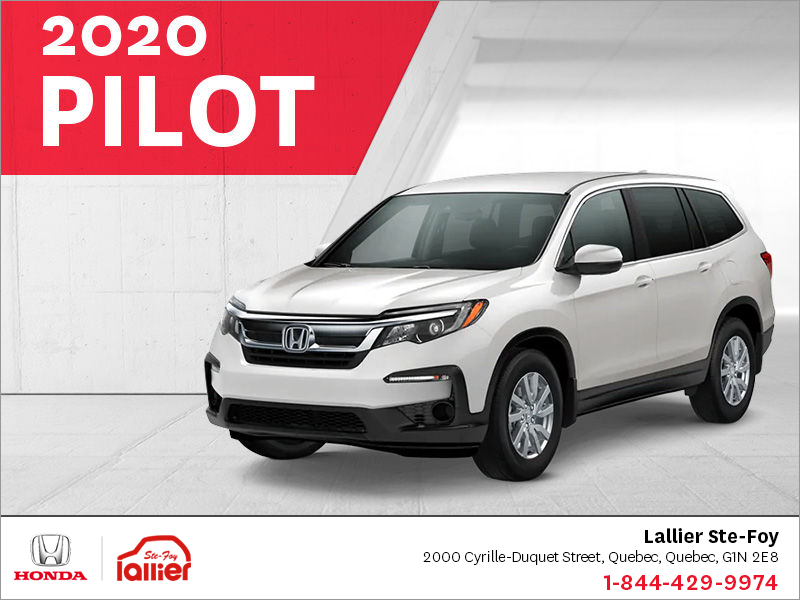 Get the 2020 Honda Pilot!