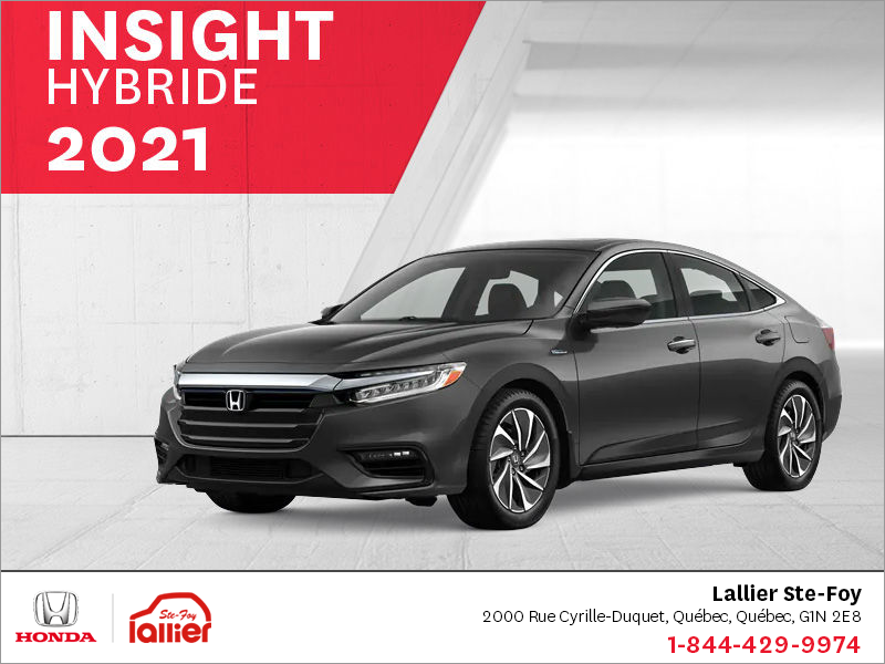 Obtenez la Honda Insight 2021!