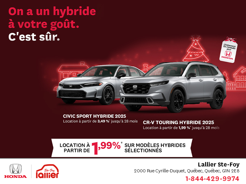 L'événement mensuel Honda !