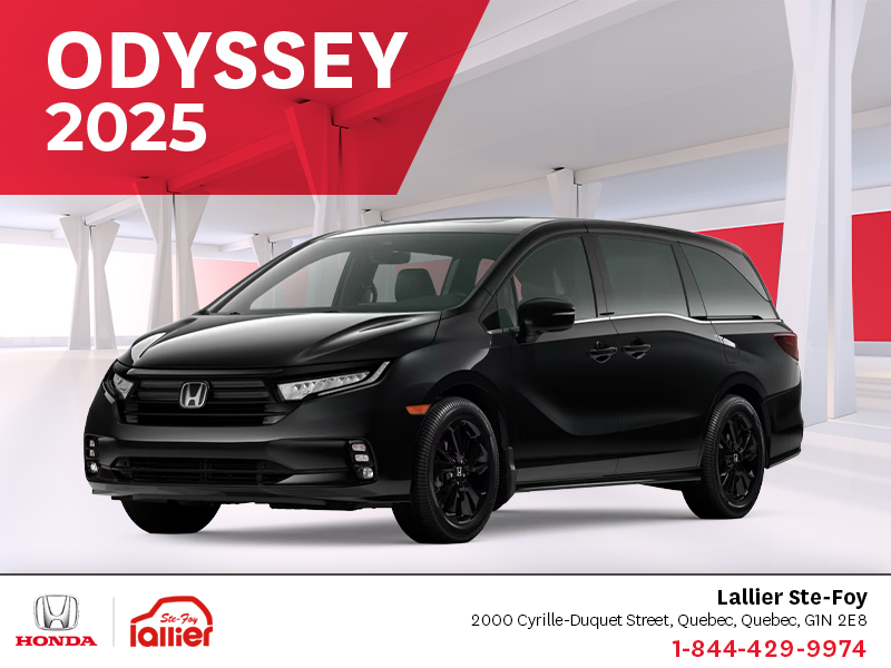 Get the 2025 Honda Odyssey!