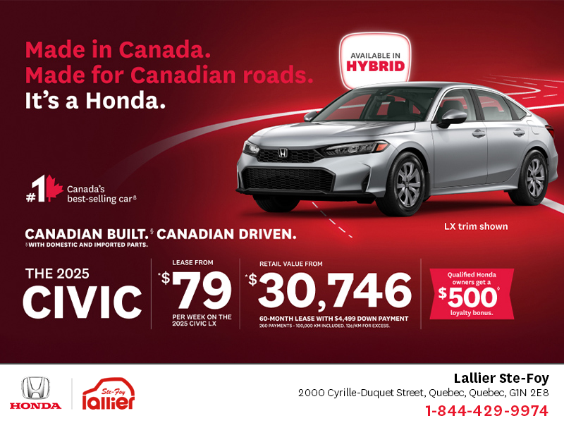 Get the 2025 Honda Civic!