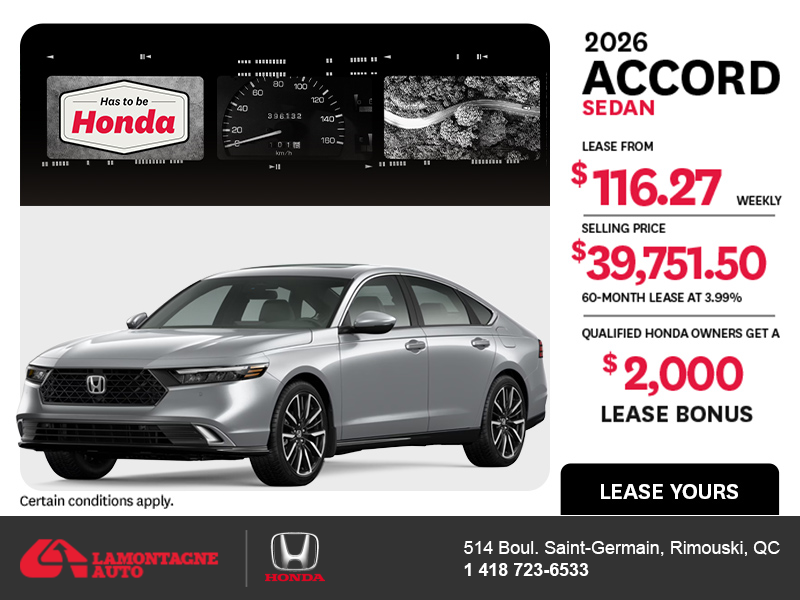 2026 Honda Accord