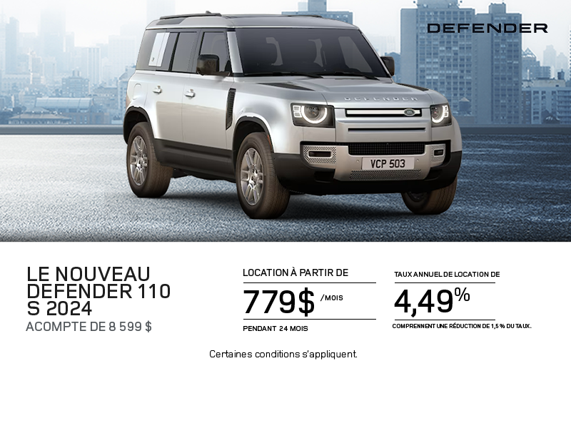 Le Land Rover Defender S 2024