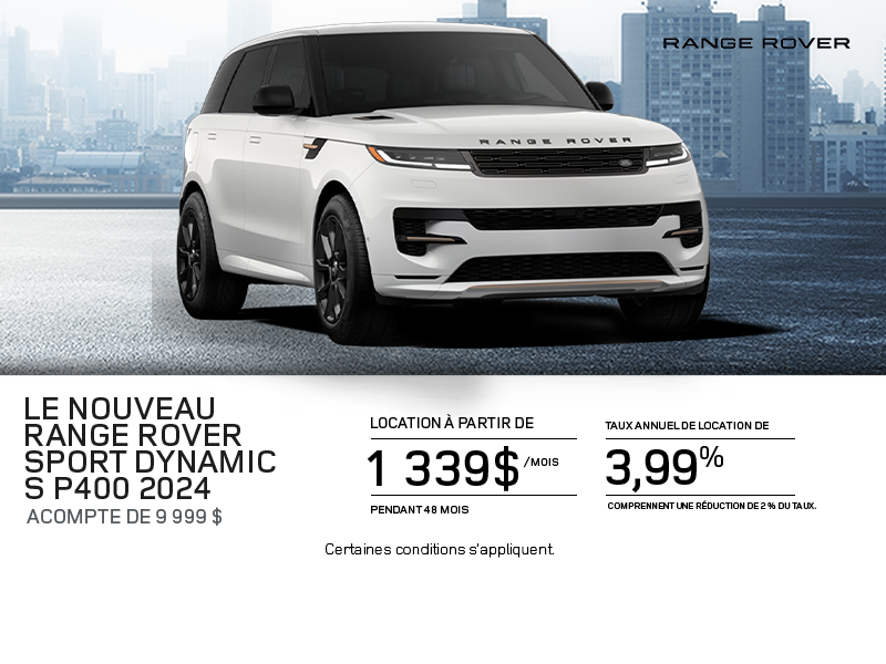 Le Range Rover Sport 2024