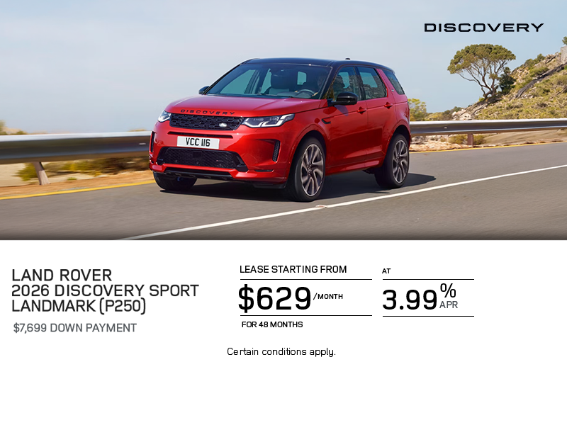 The 2026 Land Rover Discovery Sport