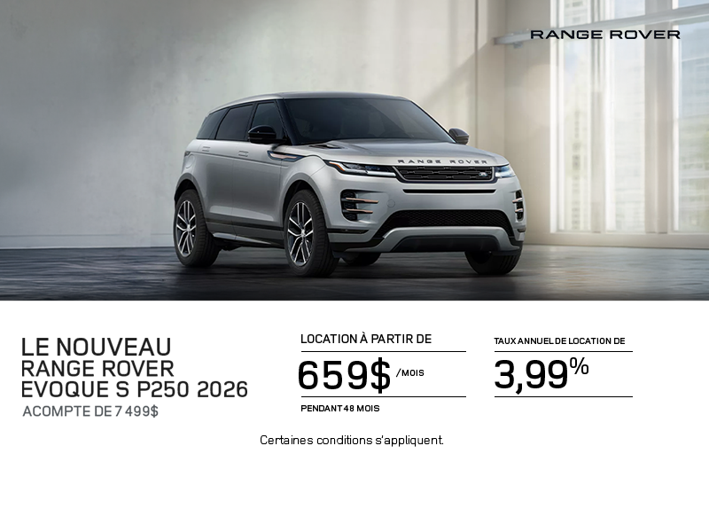 Le Range Rover Evoque S 2026