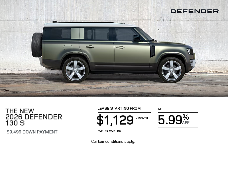 The 2026 Land Rover Defender 130 S