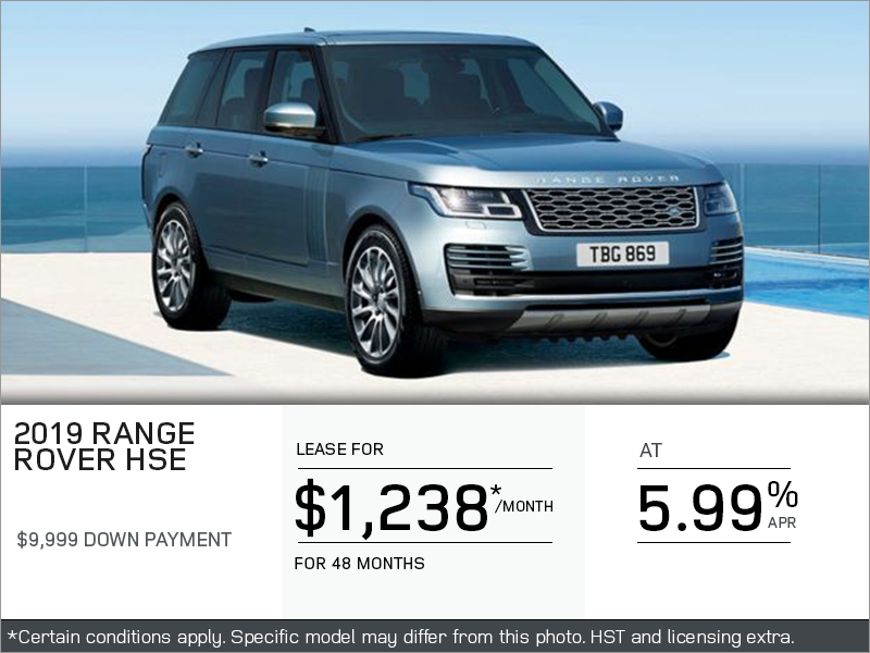 The 2019 Range Rover HSE