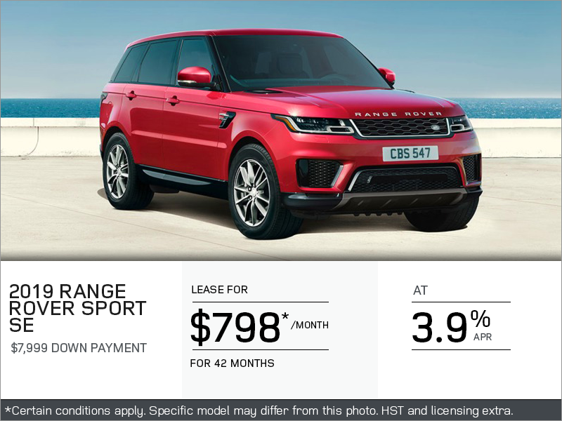 The 2019 Range Rover Sport SE