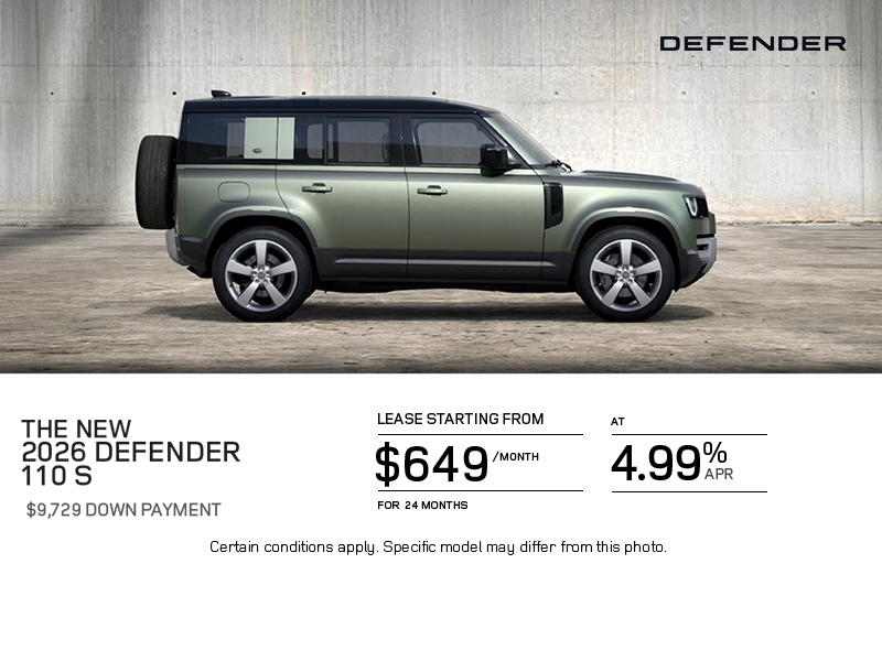 The 2026 Land Rover Defender 110 S