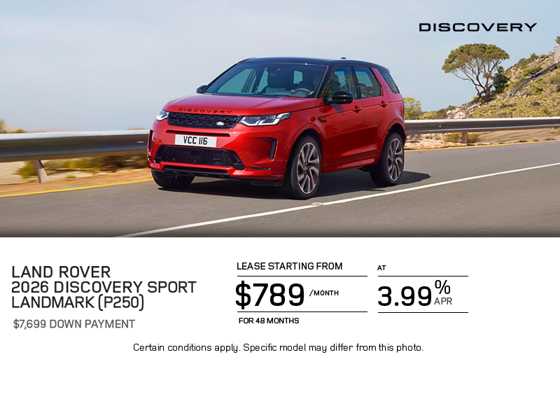 The 2026 Land Rover Discovery Sport Landmark