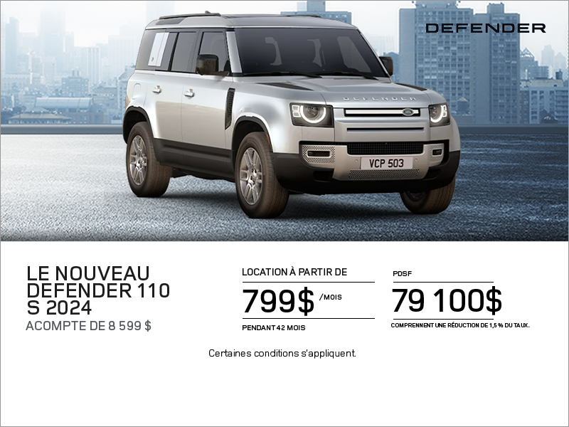 Land Rover Brossard Le LAND ROVER Defender 110 S 2024