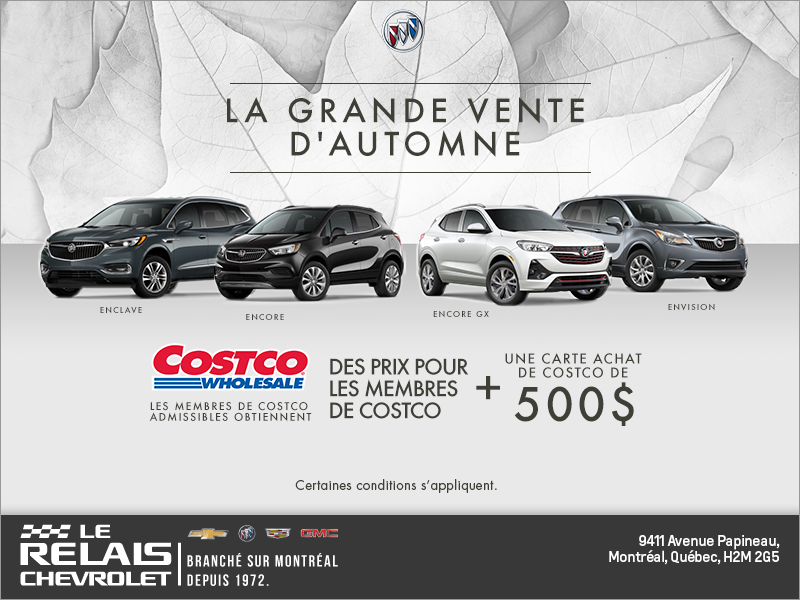 Le Relais Chevrolet A Montreal La Grande Vente D Automne