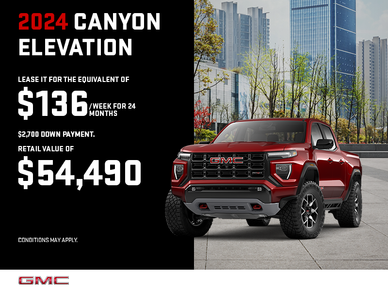 The 2024 GMC Canyon