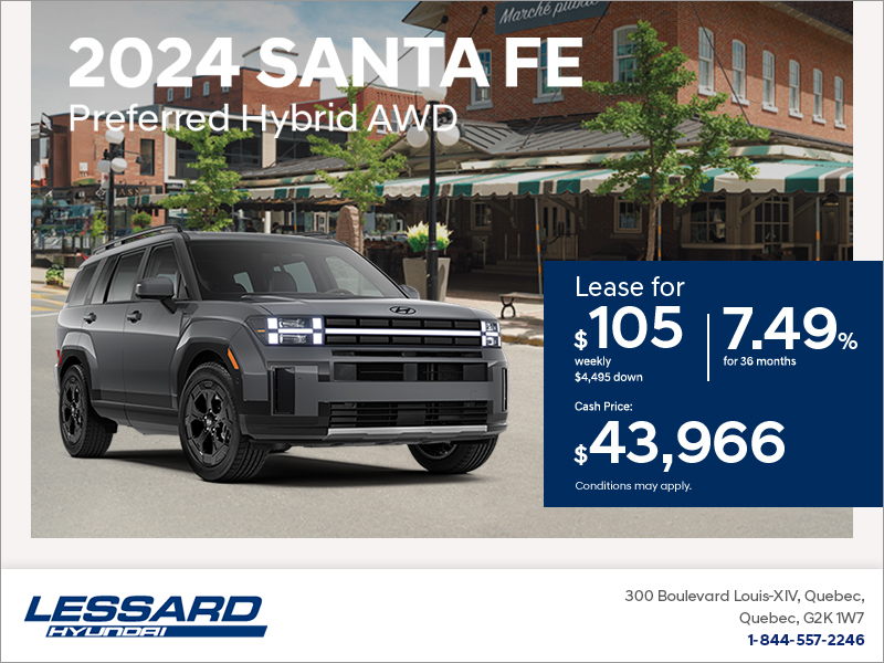 Get the 2024 Hyundai Santa Fe